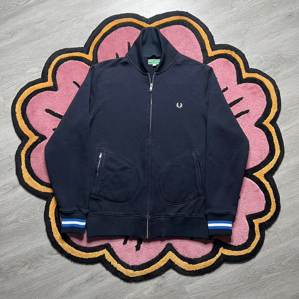 Vintage Y2K Fred Perry Sportswear Embroidered Logo Full Zip Track Jacket